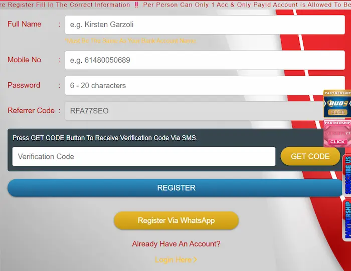 AUD77 Casino register