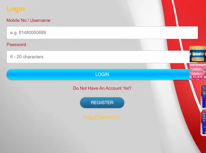 AUD77 Casino login