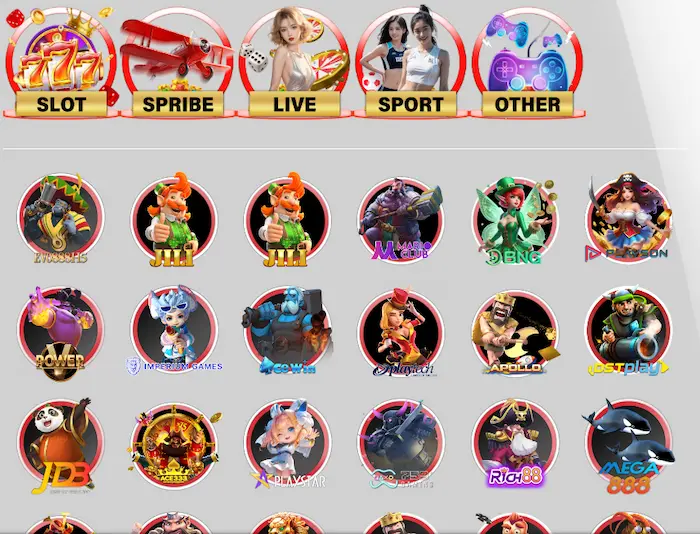AUD77 Casino games